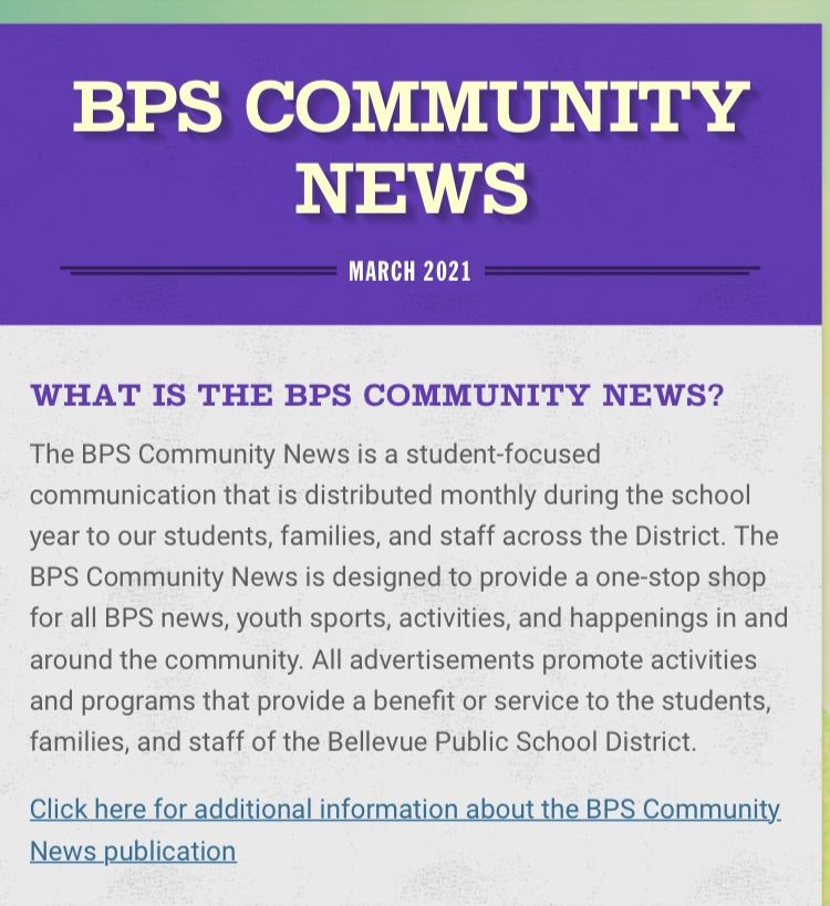 Bellevue Public Schools Homepage Bellevue Public Schools Homepage